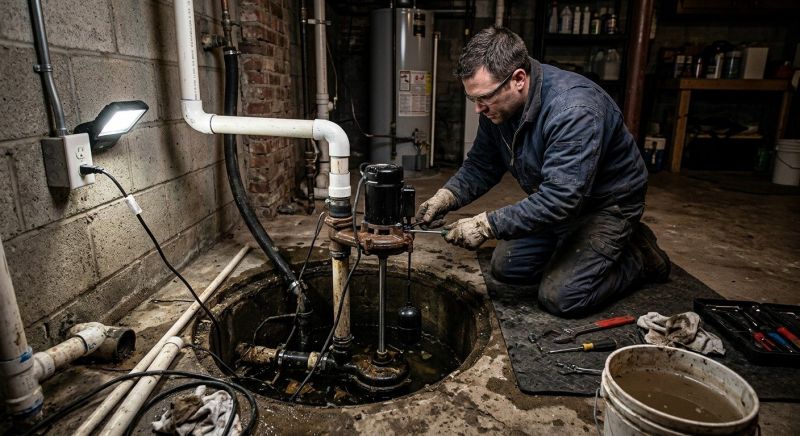 Basement Drainage Pump Repair in Franklin, TN