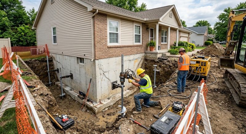 Building Foundation Repair in Greenville, SC