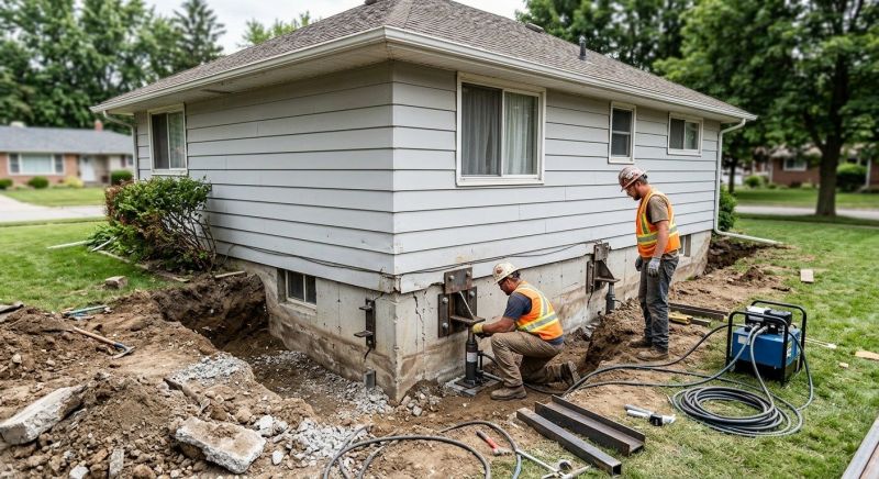 Exterior Foundation Repair in Greenville, SC