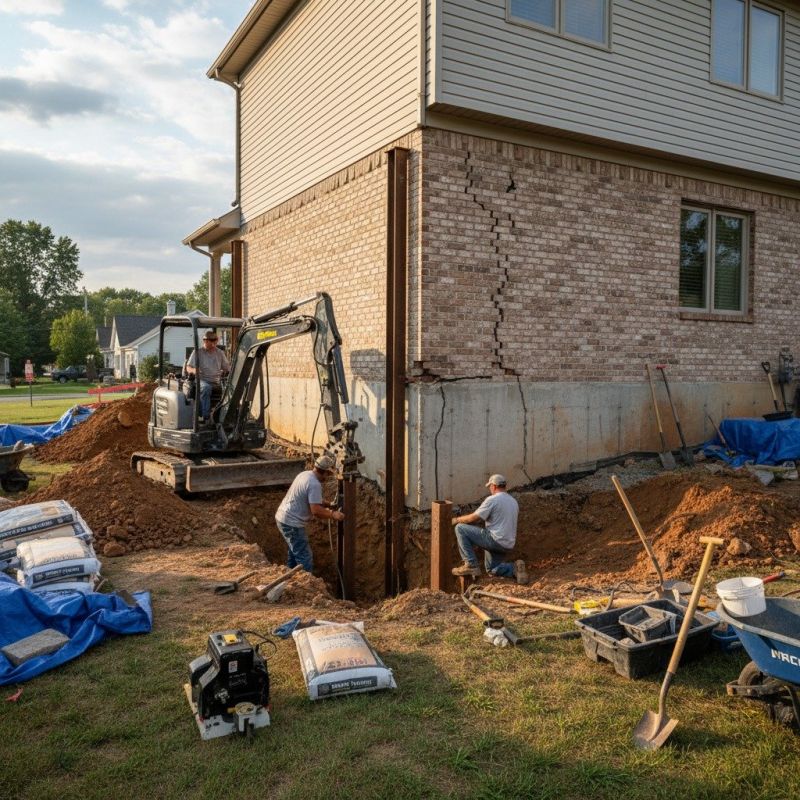 Home Foundation Repair in Greenville, SC