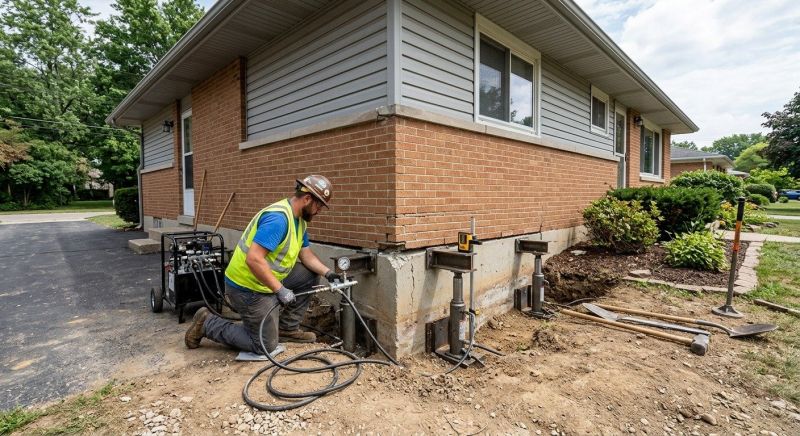 Sinking Foundation Lifting in Fort Collins, CO