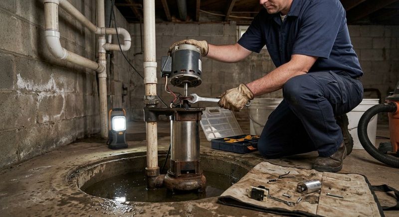 Sump Pump Float Repair in Topeka, KS
