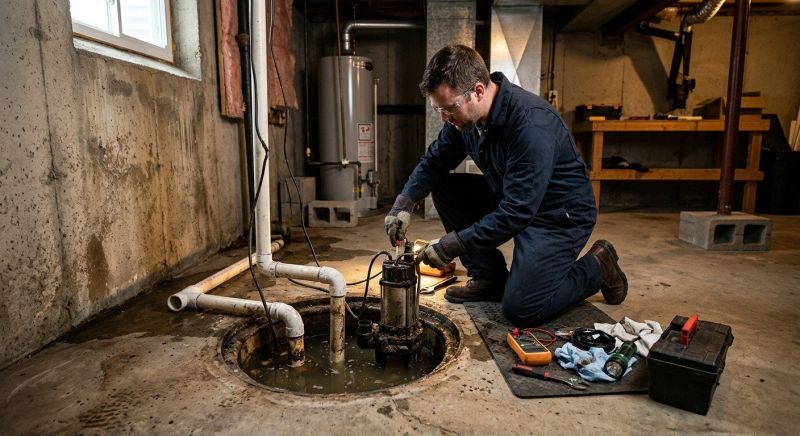 Sump Pump Replacement in Topeka, KS