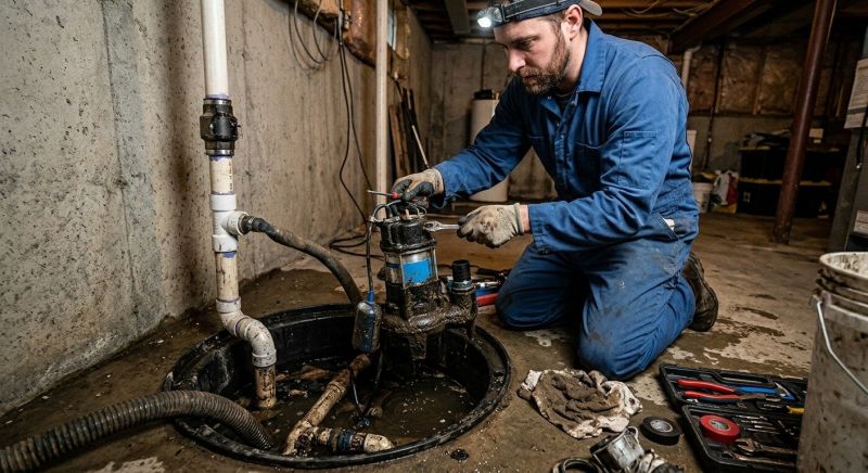 Sump Pump Replacement in Clarksville, TN